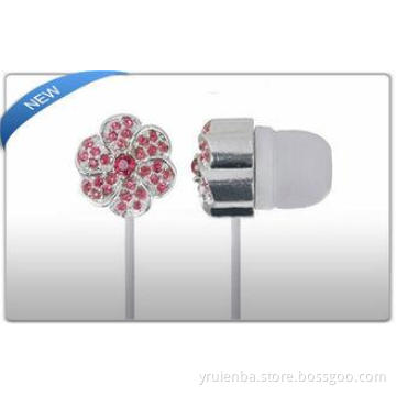 Flower Metal in Ear Headphones 500Hz - 20KHZ for Samsung Ga
